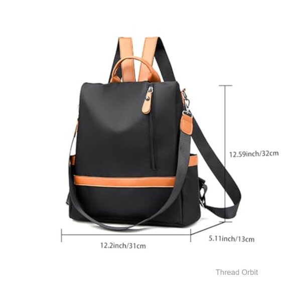 Anti-Theft Mini Backpack Purse, Water-Resistant Oxford, Adjustable Strap main image 6